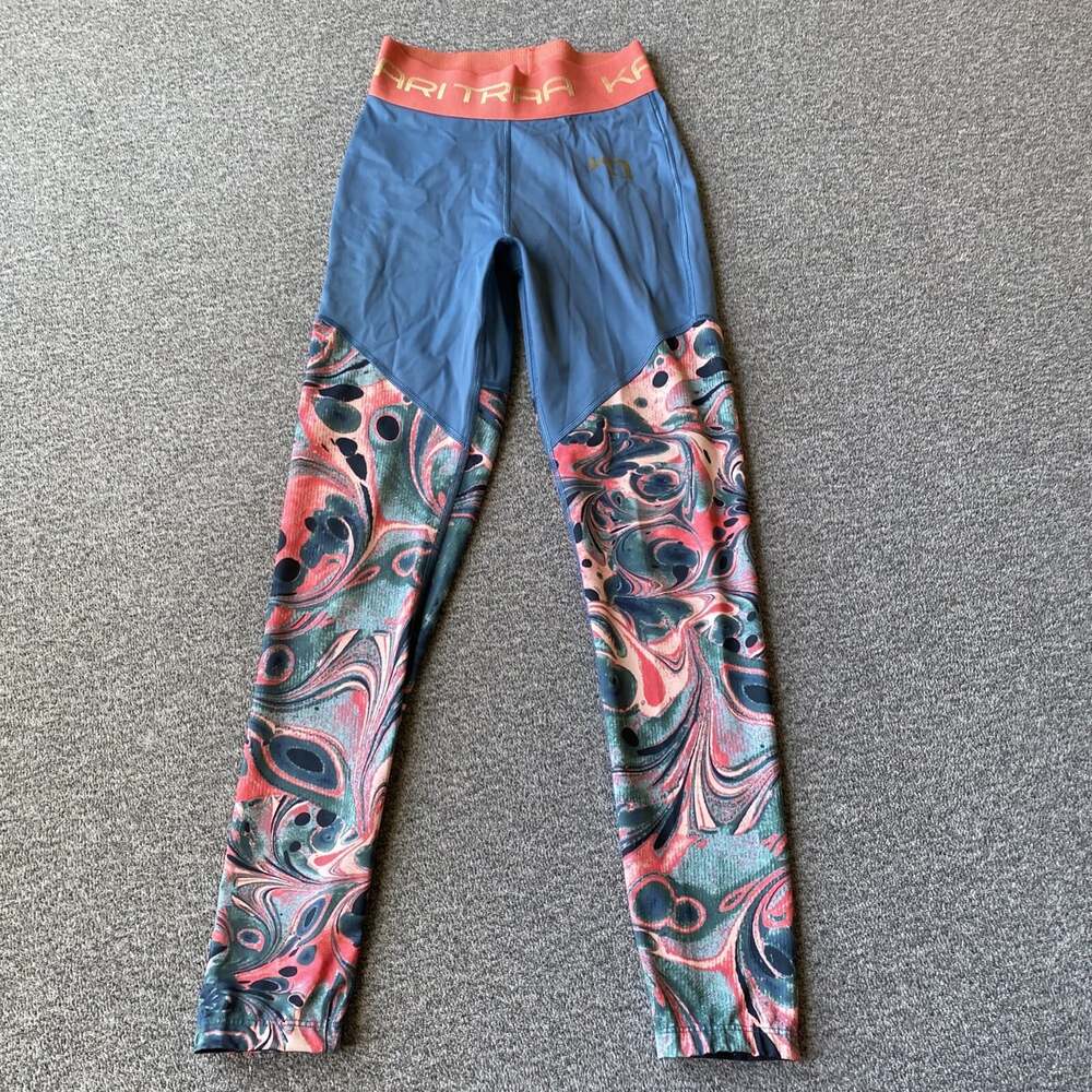 Kari Traa Women’s Size XS Skinny Leg Patterned Athletic Leggings
